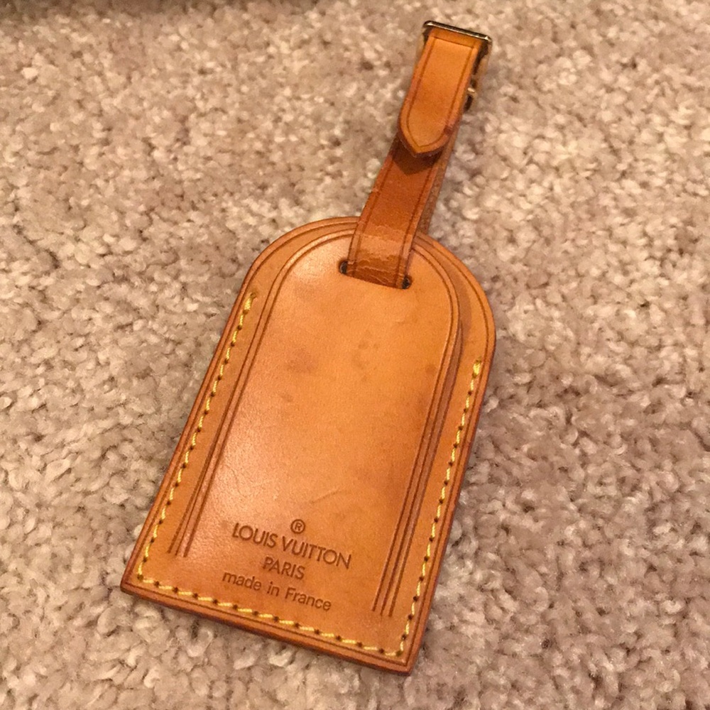 Authentic Louis Vuitton Luggage Tag